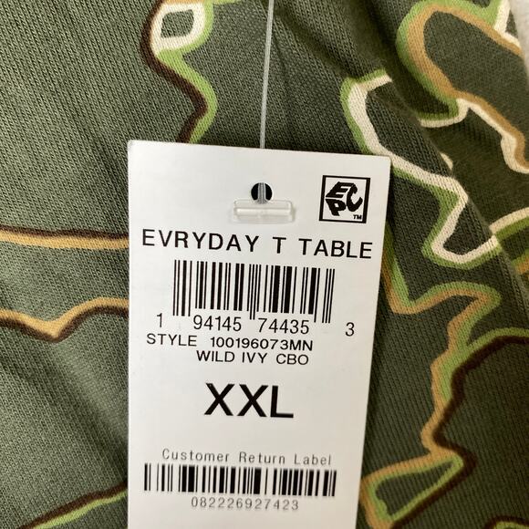 Mode Of One Mens 3D Camo Graphic Tee T-shirt XXL Army Military Green Skater NWT - Picture 4 of 7